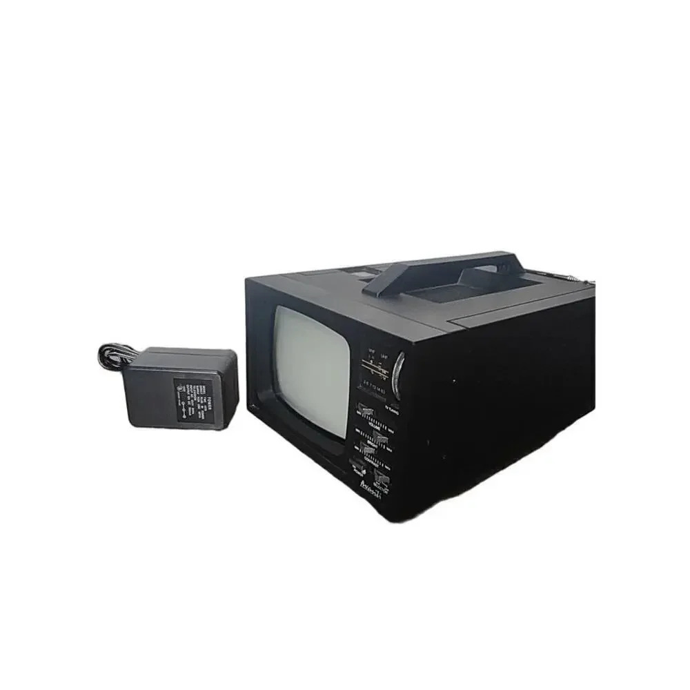 Avanti Portable TV AM FM Radio Combo with Box and Power Cable TVR-593